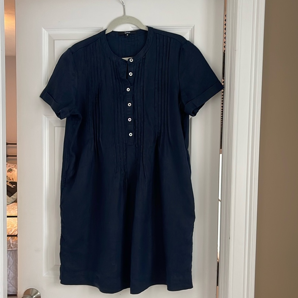 Quince European Linen Swing dress